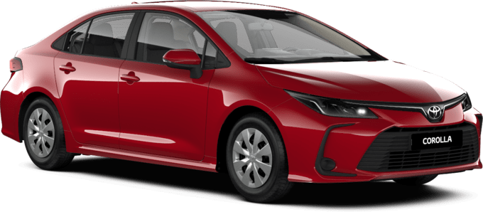 Toyota Corolla, цвет красный