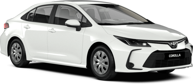 Toyota Corolla, цвет белый