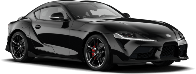 Toyota Supra, цвет черный