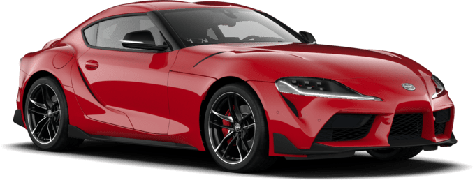 Toyota Supra, цвет красный
