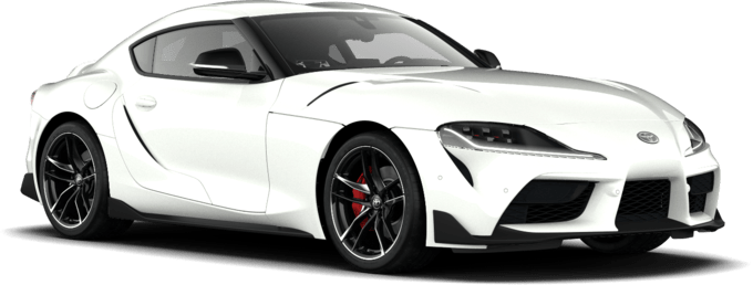 Toyota Supra, цвет белый