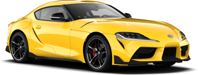 Toyota Supra, цвет желтый